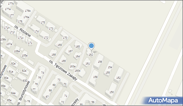 Warzymice, Warzymice, 162a, mapa Warzymice