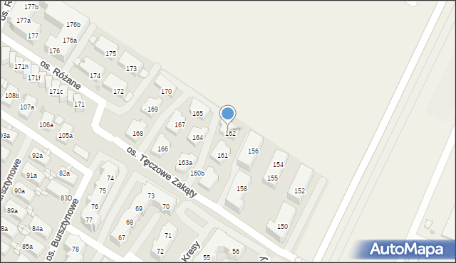 Warzymice, Warzymice, 162b, mapa Warzymice