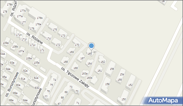 Warzymice, Warzymice, 165a, mapa Warzymice