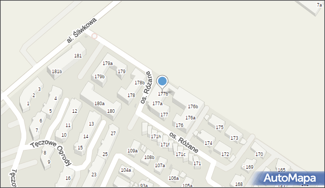 Warzymice, Warzymice, 177b, mapa Warzymice