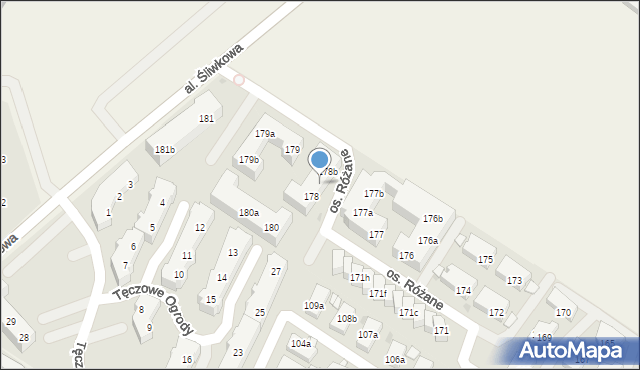 Warzymice, Warzymice, 178a, mapa Warzymice