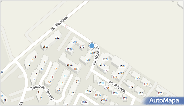 Warzymice, Warzymice, 178b, mapa Warzymice