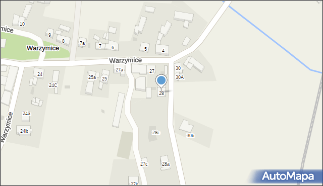 Warzymice, Warzymice, 28, mapa Warzymice