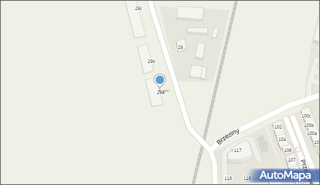 Warzymice, Warzymice, 29a, mapa Warzymice