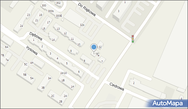 Warzymice, Warzymice, 32a, mapa Warzymice