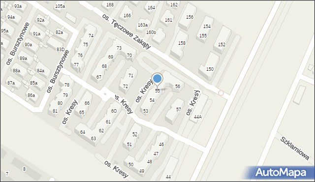 Warzymice, Warzymice, 55, mapa Warzymice