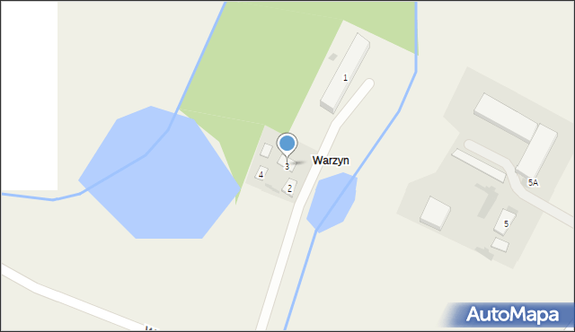 Warzyn, Warzyn, 3, mapa Warzyn