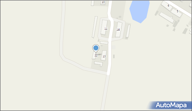Wąsewo, Wąsewo, 12, mapa Wąsewo