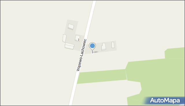 Wąsewo-Lachowiec, Wąsewo-Lachowiec, 7, mapa Wąsewo-Lachowiec