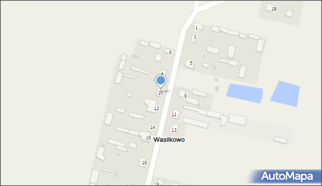 Wasilkowo, Wasilkowo, 10, mapa Wasilkowo