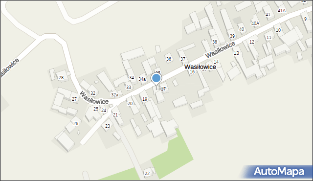 Wasiłowice, Wasiłowice, 18, mapa Wasiłowice