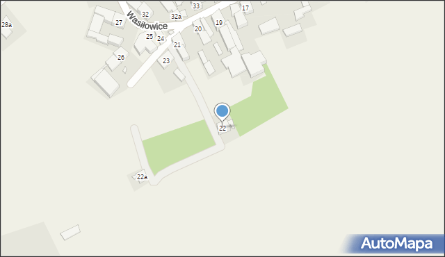 Wasiłowice, Wasiłowice, 22, mapa Wasiłowice