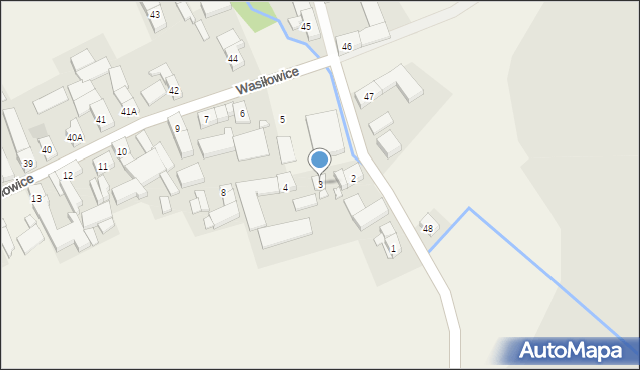 Wasiłowice, Wasiłowice, 3, mapa Wasiłowice