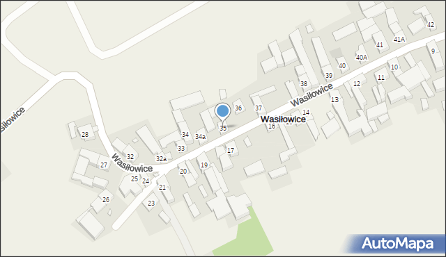 Wasiłowice, Wasiłowice, 35, mapa Wasiłowice