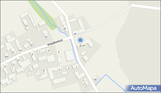 Wasiłowice, Wasiłowice, 47, mapa Wasiłowice
