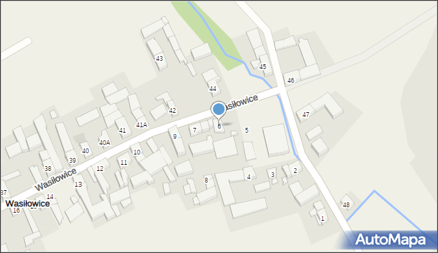 Wasiłowice, Wasiłowice, 6, mapa Wasiłowice