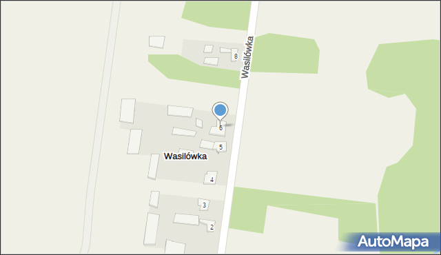 Wasilówka, Wasilówka, 6, mapa Wasilówka