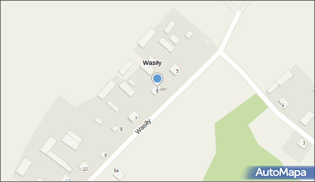 Wasiły, Wasiły, 6, mapa Wasiły
