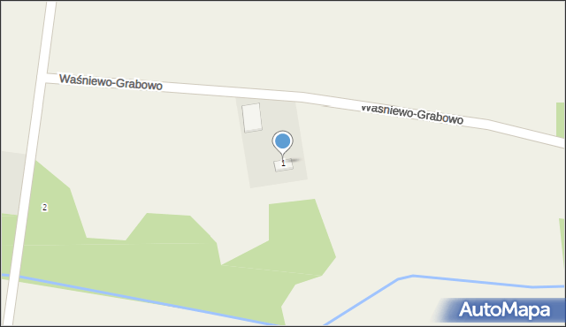 Waśniewo-Grabowo, Waśniewo-Grabowo, 1, mapa Waśniewo-Grabowo