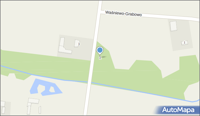 Waśniewo-Gwoździe, Waśniewo-Gwoździe, 2, mapa Waśniewo-Gwoździe