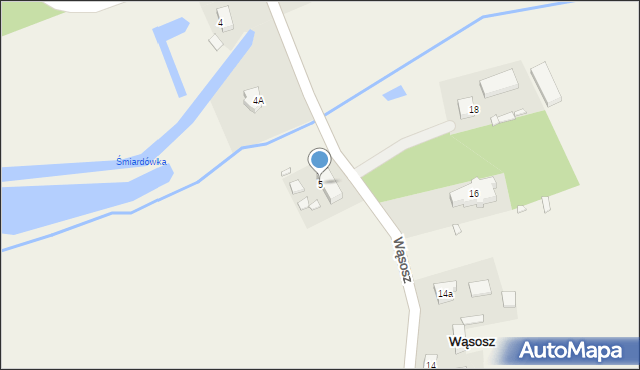 Wąsosz, Wąsosz, 5, mapa Wąsosz