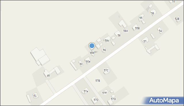 Wąsosze, Wąsosze, 60b, mapa Wąsosze