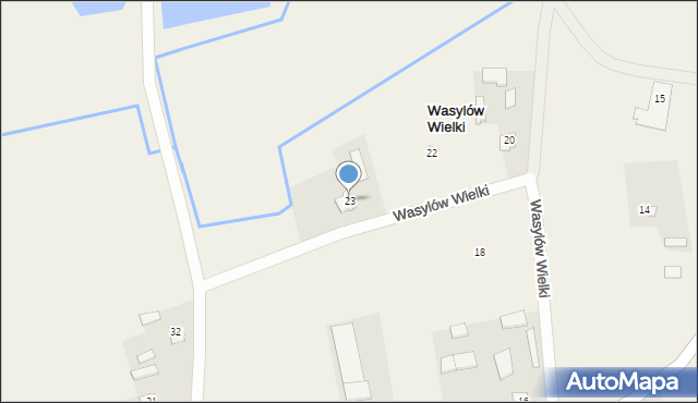 Wasylów Wielki, Wasylów Wielki, 23, mapa Wasylów Wielki