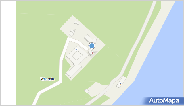 Waszeta, Waszeta, 1, mapa Waszeta