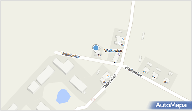 Watkowice, Watkowice, 3b, mapa Watkowice