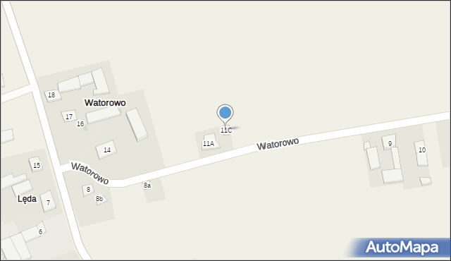 Watorowo, Watorowo, 11C, mapa Watorowo