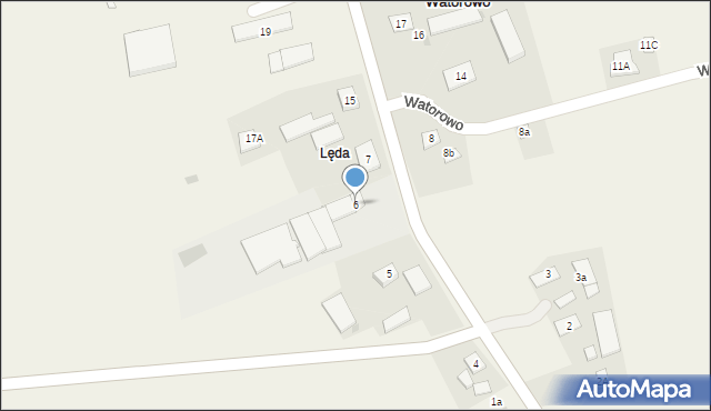 Watorowo, Watorowo, 6, mapa Watorowo