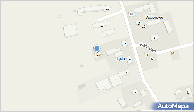 Watorowo, Watorowo, 7/1, mapa Watorowo