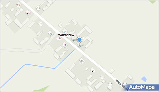Watraszew, Watraszew, 16, mapa Watraszew