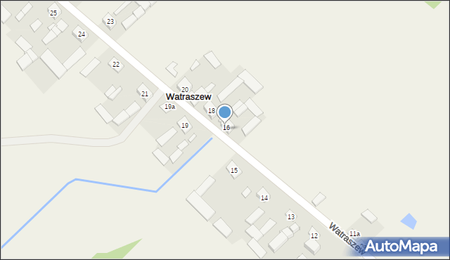 Watraszew, Watraszew, 17, mapa Watraszew