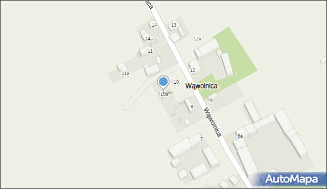 Wąwolnica, Wąwolnica, 10a, mapa Wąwolnica