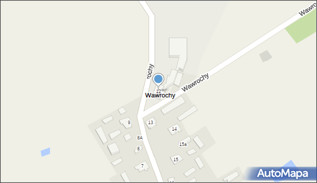 Wawrochy, Wawrochy, 12, mapa Wawrochy
