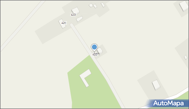 Wawrochy, Wawrochy, 42D, mapa Wawrochy