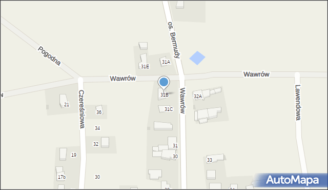 Wawrów, Wawrów, 31B, mapa Wawrów