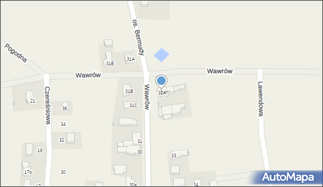 Wawrów, Wawrów, 32A, mapa Wawrów