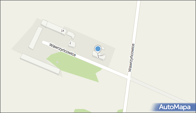 Wawrzyńcowice, Wawrzyńcowice, 1, mapa Wawrzyńcowice