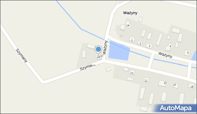 Ważyny, Ważyny, 24, mapa Ważyny