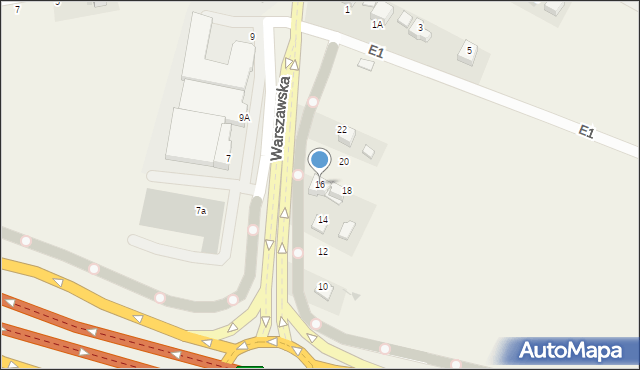 Węgrzce, Warszawska, 16, mapa Węgrzce