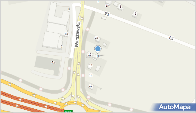 Węgrzce, Warszawska, 18, mapa Węgrzce