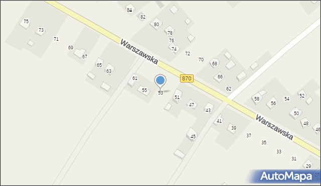 Wiązownica, Warszawska, 53, mapa Wiązownica