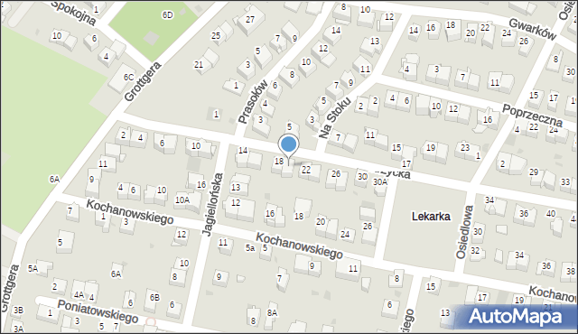 Wieliczka, Warzycka, 20, mapa Wieliczka