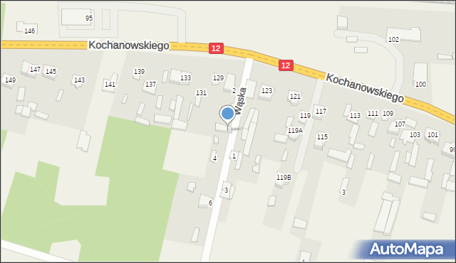 Wieniawa, Wąska, 2a, mapa Wieniawa