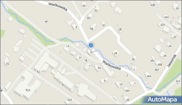 Wisła, Wańkowska, 4, mapa Wisła