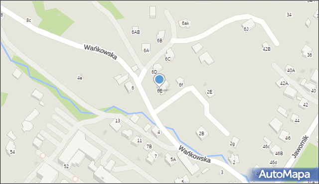 Wisła, Wańkowska, 6E, mapa Wisła
