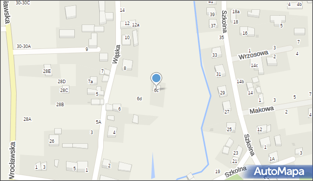 Wisznia Mała, Wąska, 6c, mapa Wisznia Mała