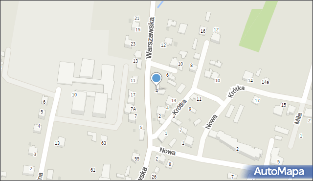 Wojnicz, Warszawska, 4, mapa Wojnicz